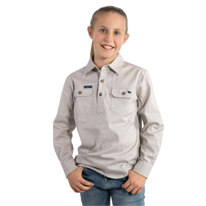 Ringers Western 171310001 Ord River Kids Half Button Work Shirt