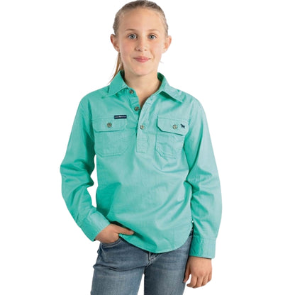 Ringers Western 171310001 Ord River Kids Half Button Work Shirt
