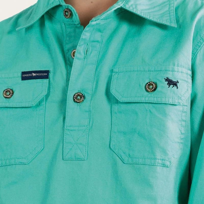 Ringers Western 171310001 Ord River Kids Half Button Work Shirt
