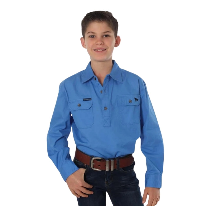 Ringers Western 171310001 Ord River Kids Half Button Work Shirt