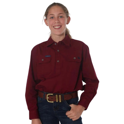 Ringers Western 171310001 Ord River Kids Half Button Work Shirt