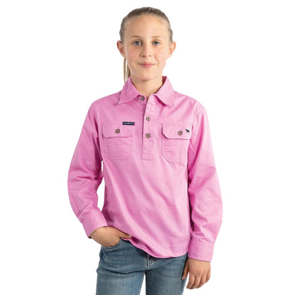Ringers Western 171310001 Ord River Kids Half Button Work Shirt