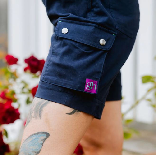 Green Hip S-ALLW Womens Shortalls