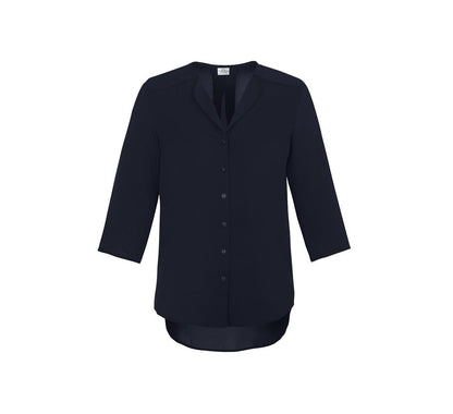 Biz Collection S015LT Lily Ladies Longline 3/4 Blouse