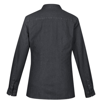 Biz Collection S017LL Ladies Indie Denim L/S Shirt