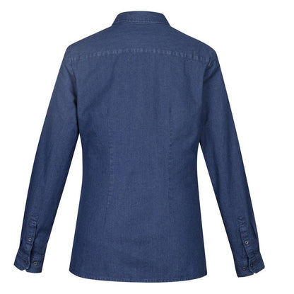 Biz Collection S017LL Ladies Indie Denim L/S Shirt