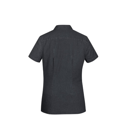 Biz Collection S017LS Ladies indie Denim S/S Shirt