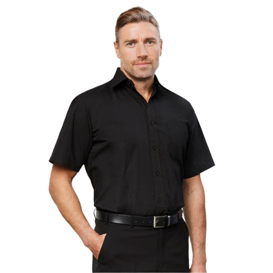 Biz Collection S10512 Mens Base Short Sleeve Shirt