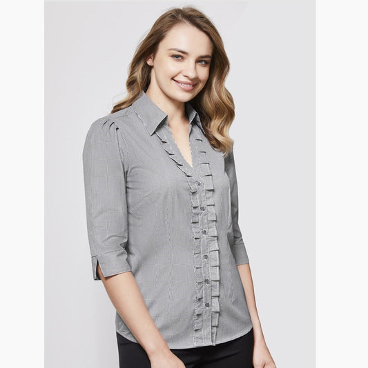 Biz Collection S267LT Edge Ladies 3/4 Shirt