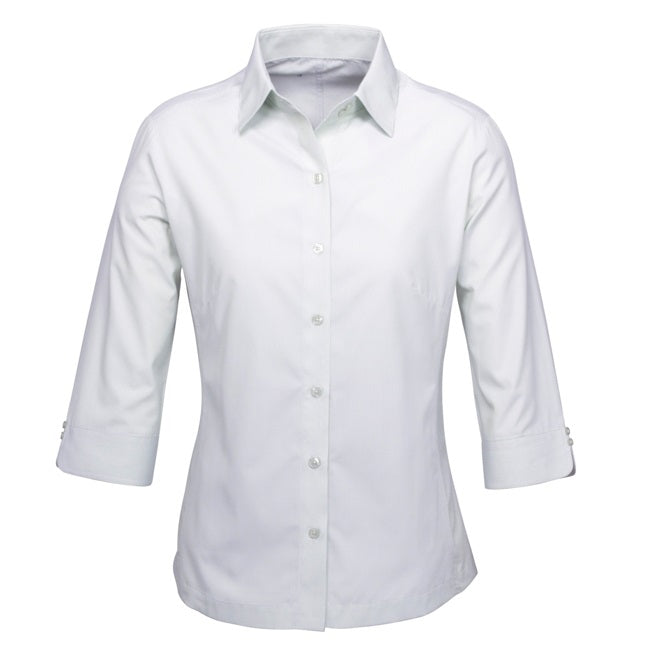 Biz Collection S29521 Ladies Ambassador 3/4 Shirt - Silver Grey - Alternative Front View