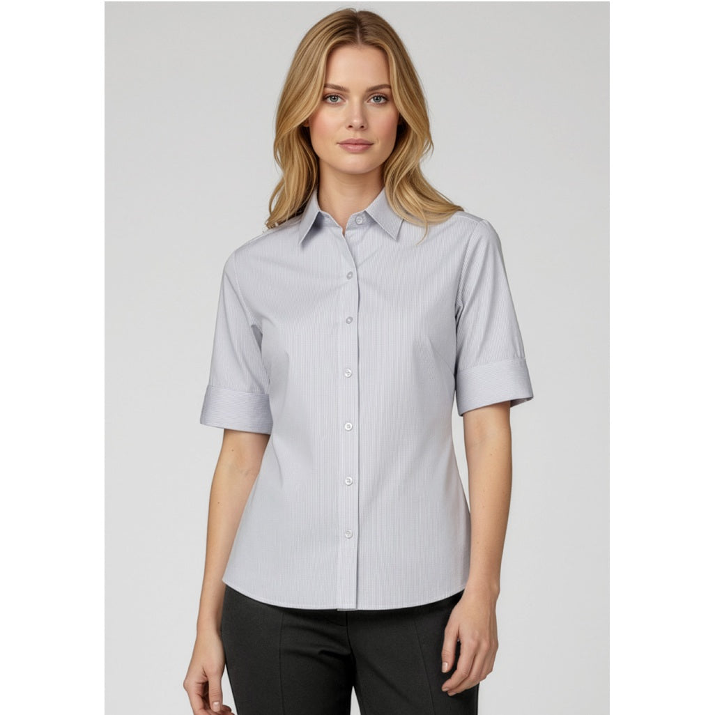 Biz Collection S29522 Ladies Ambassador Short Sleeve Shirt