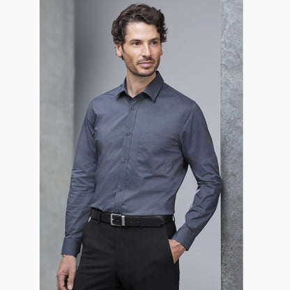 Biz Collection S334ML Mens Mason Classic Long Sleeve Shirt