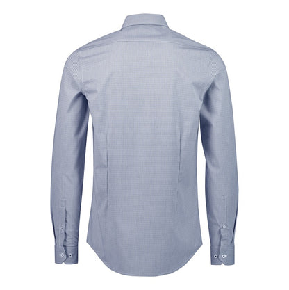 Mens Navy and white cBiz Collection S339ML Mens Bristol Tailored Long Sleeve Shirt Tailored fit Longer length UPF 50+ sun protection
Wrinkle resistant Easy checkered