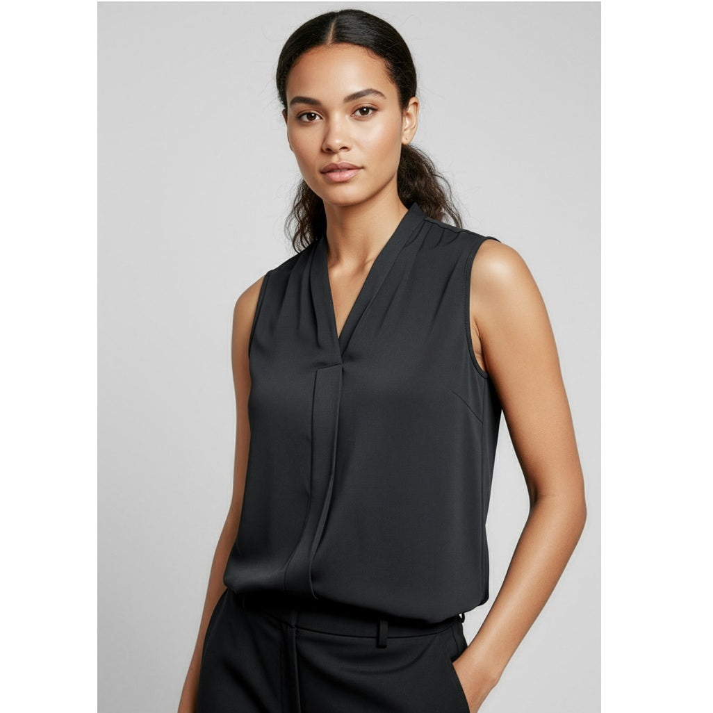 Biz Collection S627LN Ladies Madison Sleeveless Shirt
