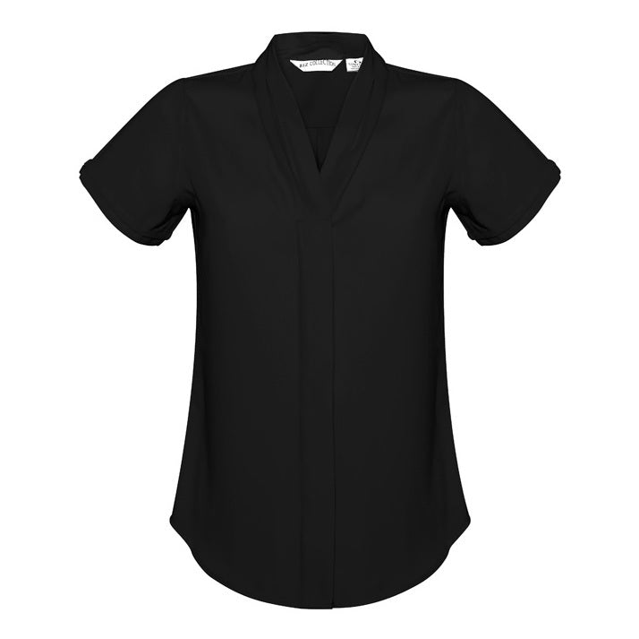 Biz Collection S628LS Madison Ladies Short Sleeve Blouse