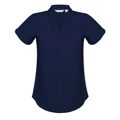 Biz Collection S628LS Madison Ladies Short Sleeve Blouse