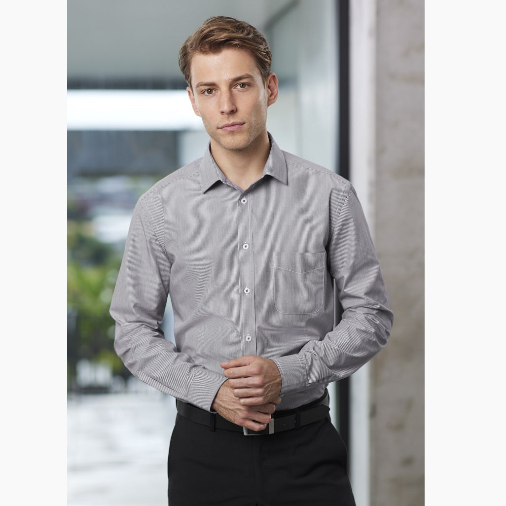Biz Collection S812ML Euro Mens L/Sleeve Shirt