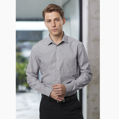 Biz Collection S812ML Euro Mens L/Sleeve Shirt