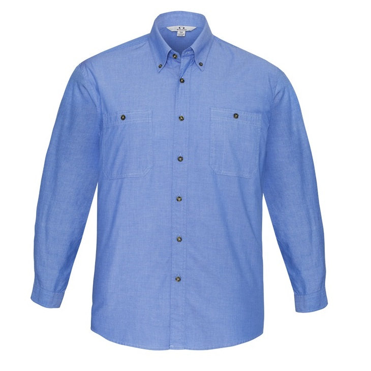 Biz Collection SH112 Chambray Mens L/S Shirt