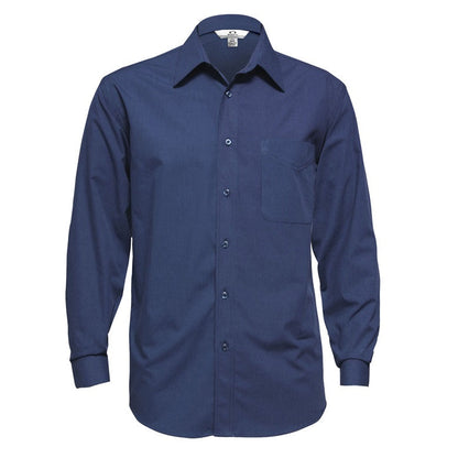 Biz Collection SH816 Micro Check Mens L/S Shirt
