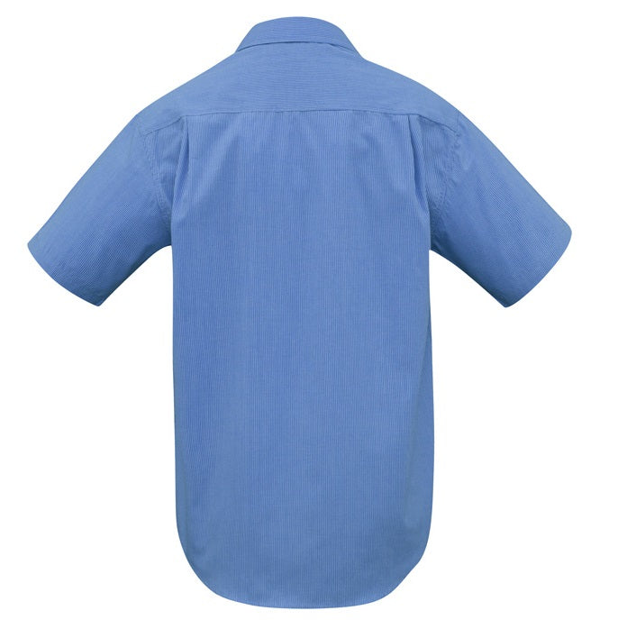 Biz Collection SH817 Micro Check Mens S/S Shirt