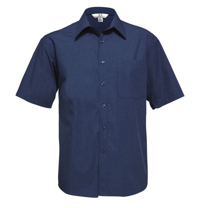 Biz Collection SH817 Micro Check Mens S/S Shirt