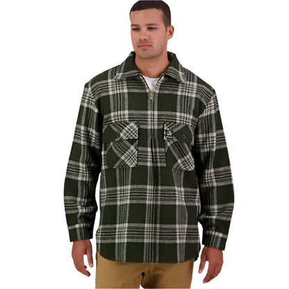 Swanndri SSD0107 Men's Ranger Wool Zip Front Bushshirt