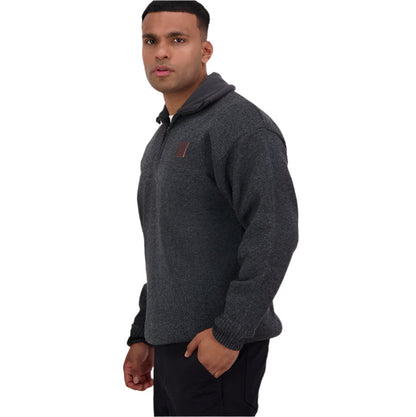 Swanndri SSD2444D Men's Rhino Stormshield Wool Jersey With Windproof Lining