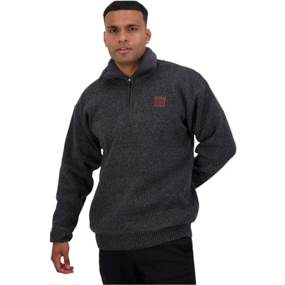 Swanndri SSD2444D Men's Rhino Stormshield Wool Jersey With Windproof Lining