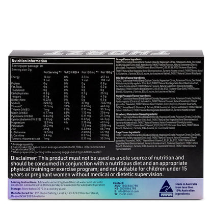 Thorzt SSSFZERO Sugar Free Hydration Shot Zero Natural Mixed Flavours