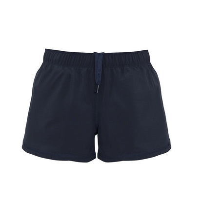 Biz Collection ST512L Ladies Tactic Shorts - Navy colour - Front view