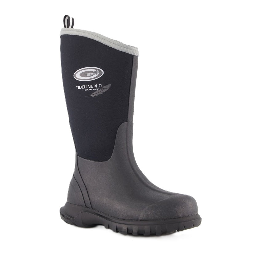 Black rubber extra grip Grubs STID-000M Tideline 4.0 Garden & Outdoor Boot