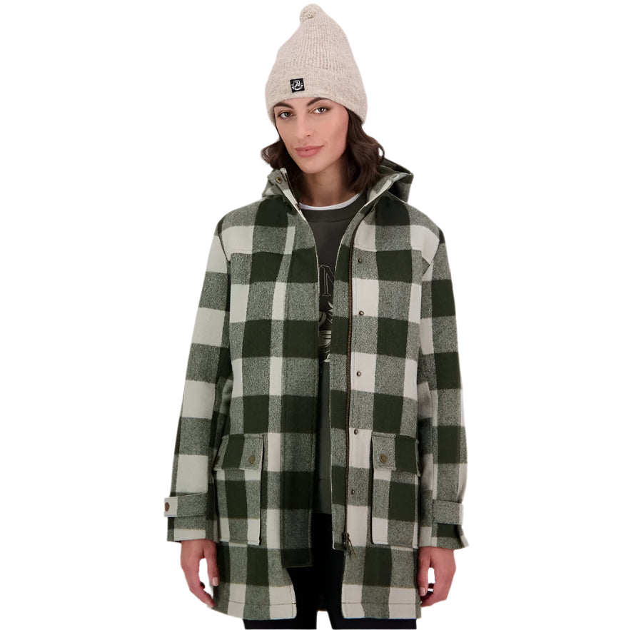 Swanndri SW214181W Women's Annmore Wool Overcoat