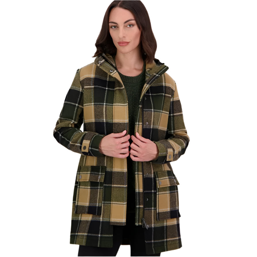 Swanndri SW214181W Women's Annmore Wool Overcoat