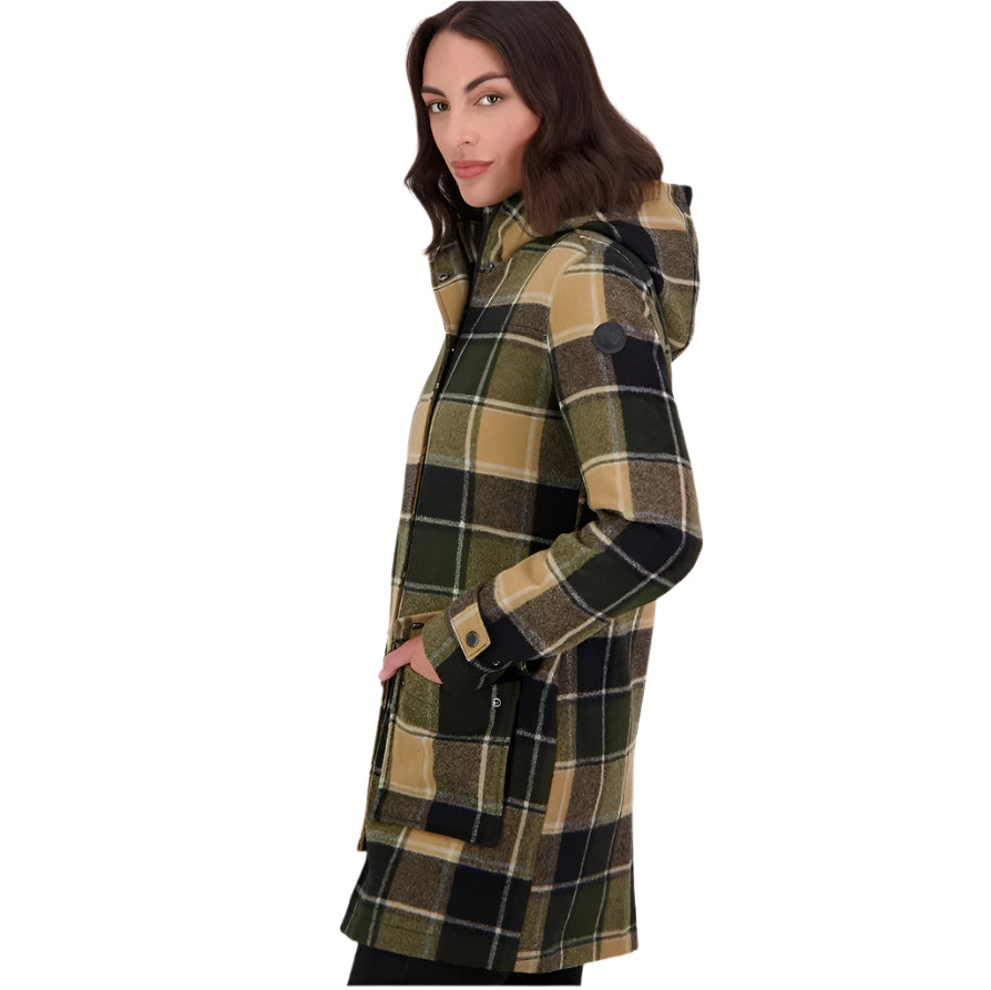Swanndri SW214181W Women's Annmore Wool Overcoat