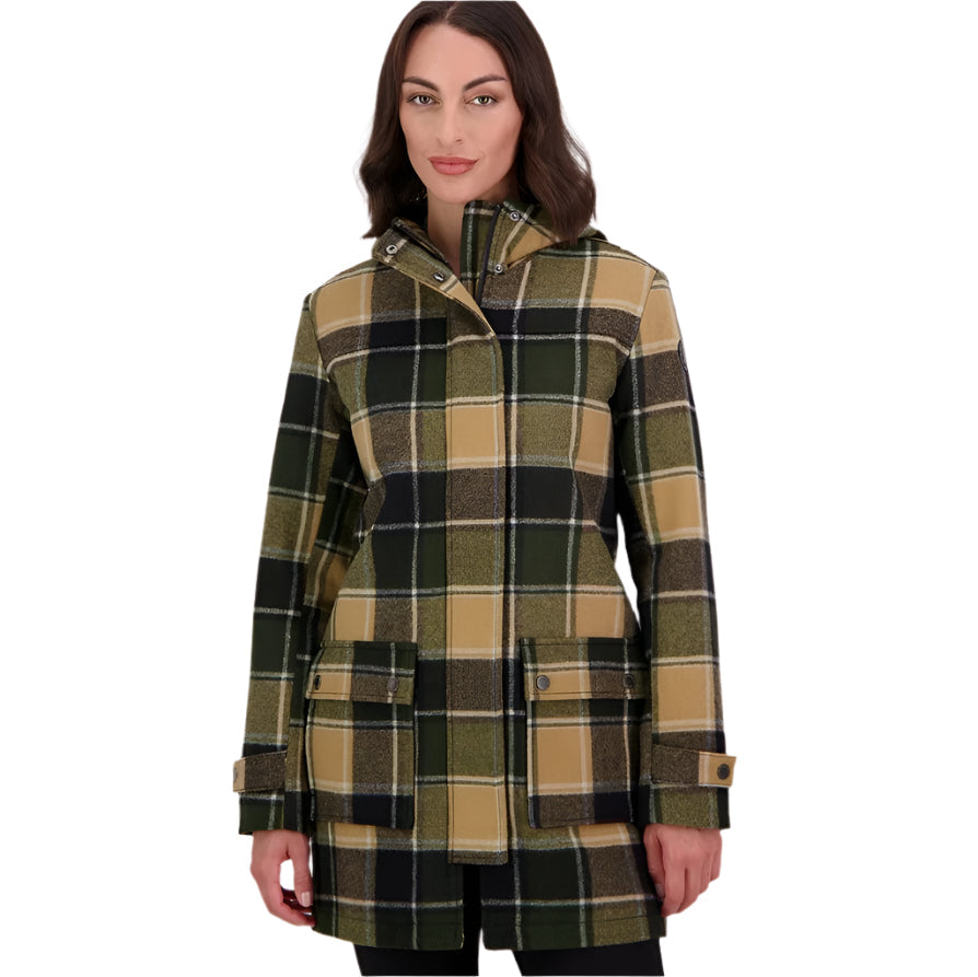 Swanndri SW214181W Women's Annmore Wool Overcoat