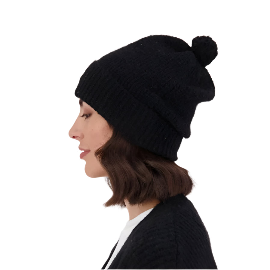 Swanndri SW219194W Women’s Hutton Turn Up Bobble Beanie