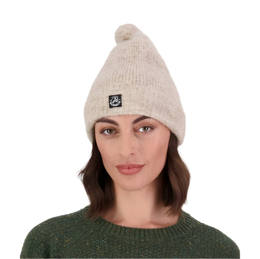 Swanndri SW219194W Women’s Hutton Turn Up Bobble Beanie
