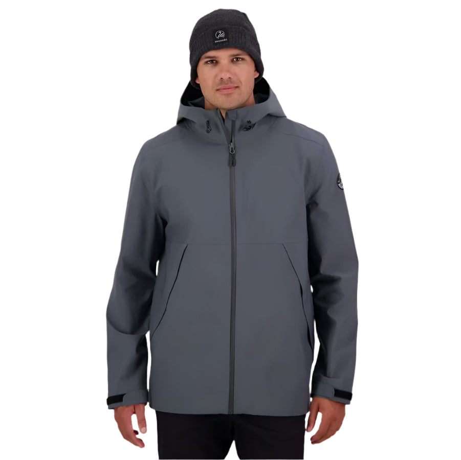 Swanndri SW234555M Swanson Rain Jacket - Grey - Alternative Front View