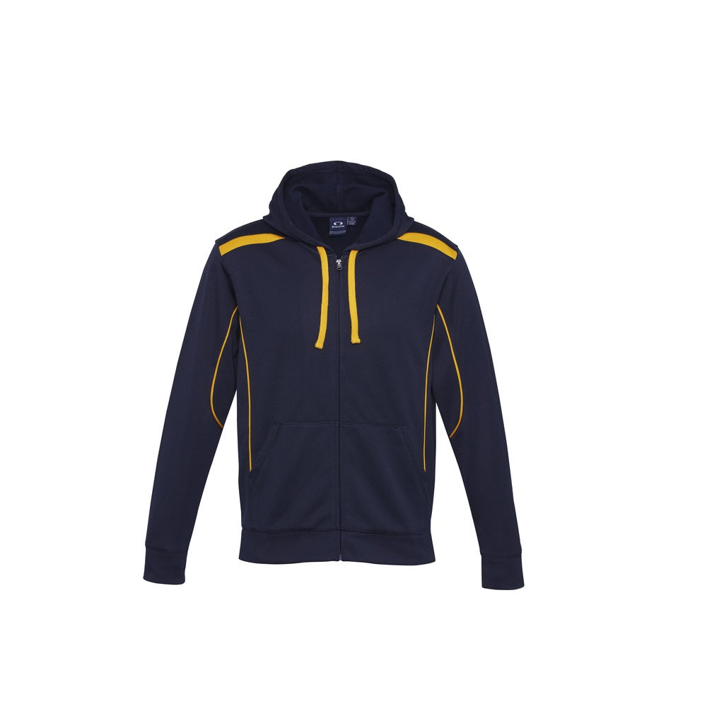 Biz Collection SW310M Mens United Hoodie - Navy/Gold - Alternative Front View