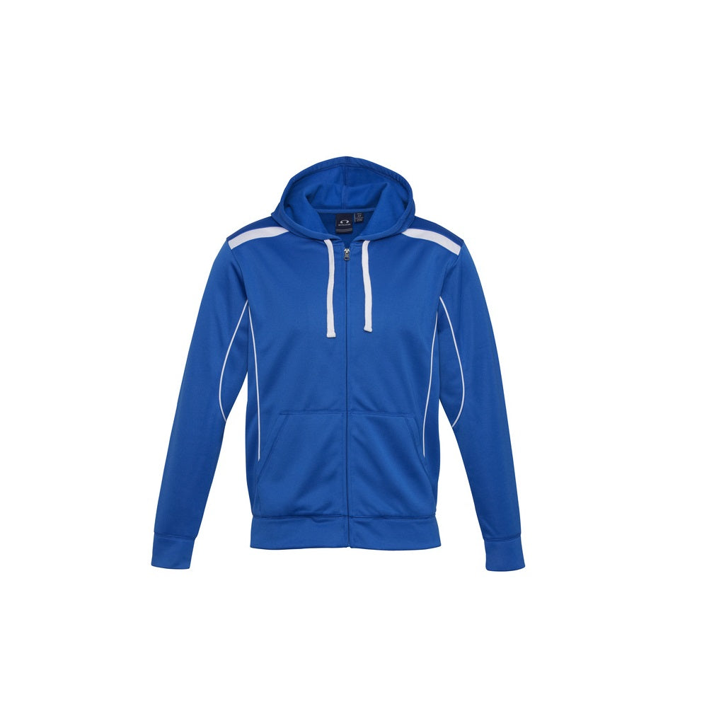 Biz Collection SW310K Kids United Hoodie - Royal/White - Front View