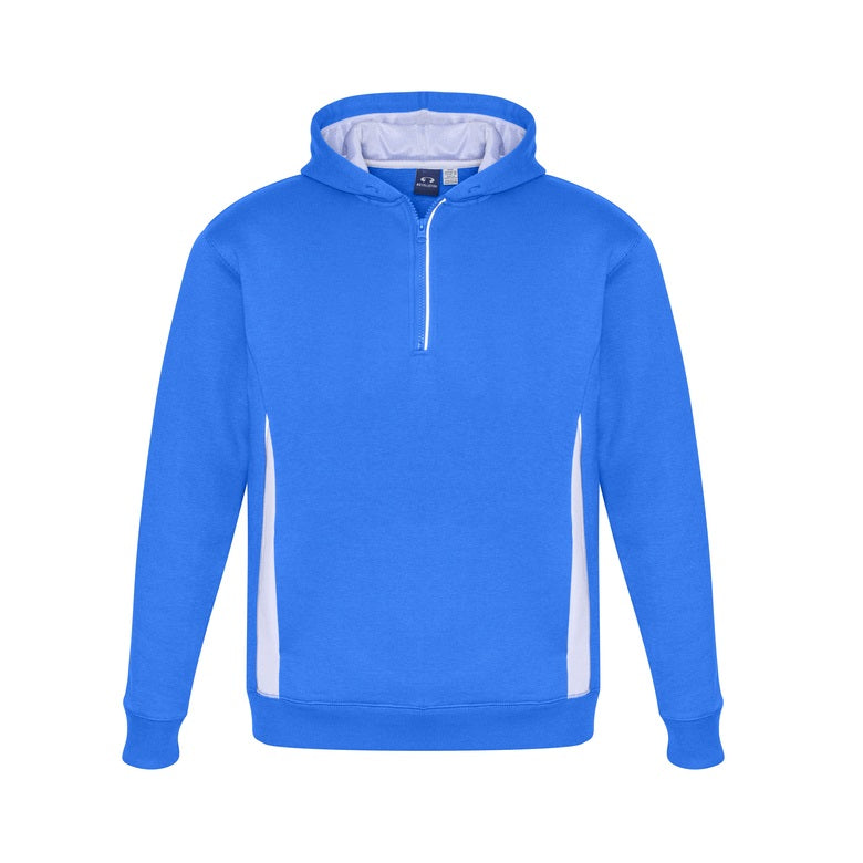 Biz Collection SW710M Adults Renegade Hoodie - Royal/White - Alternative Front View