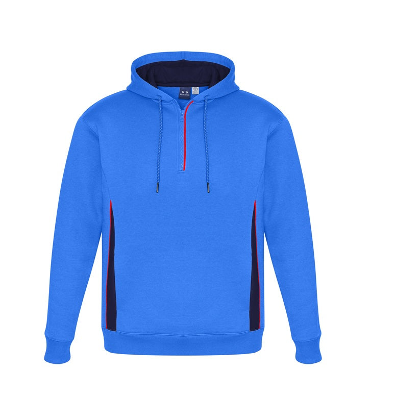 Biz Collection SW710M Adults Renegade Hoodie - Royal/Navy/Fluoro Orange - Alternative Front View