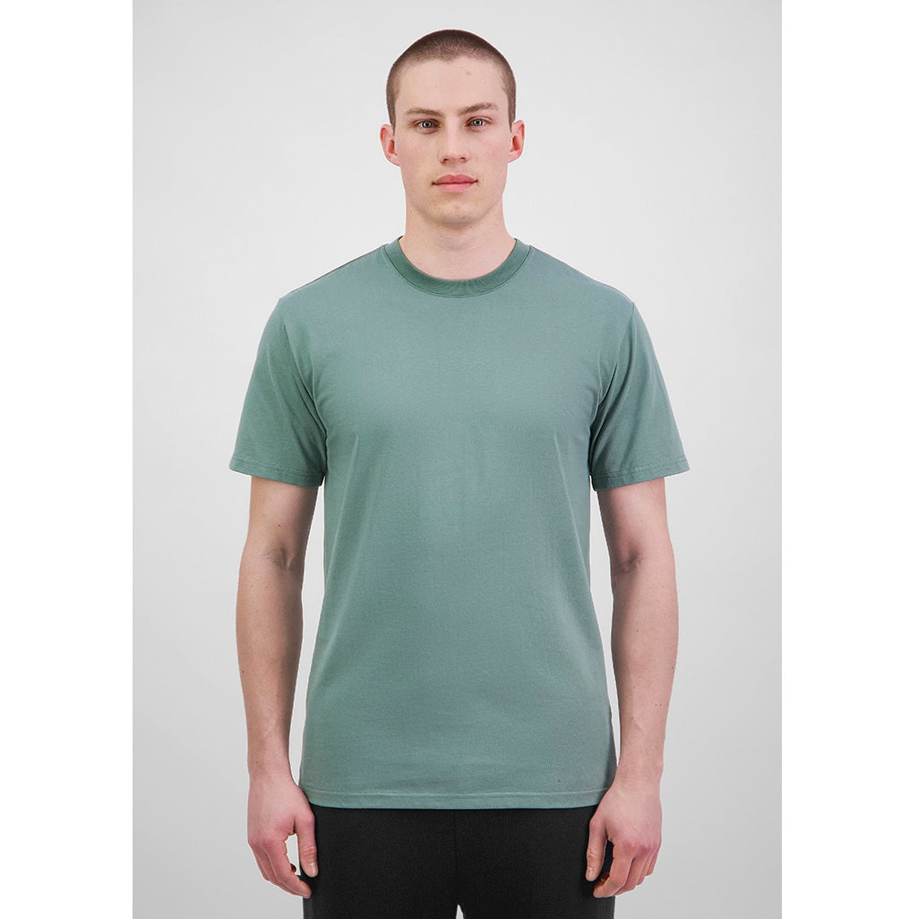 GOODMATES X2001M Mens Everyday Short Sleeve Tee - Sage - Alternative Front View