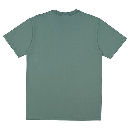 Green t-shirt on a white background