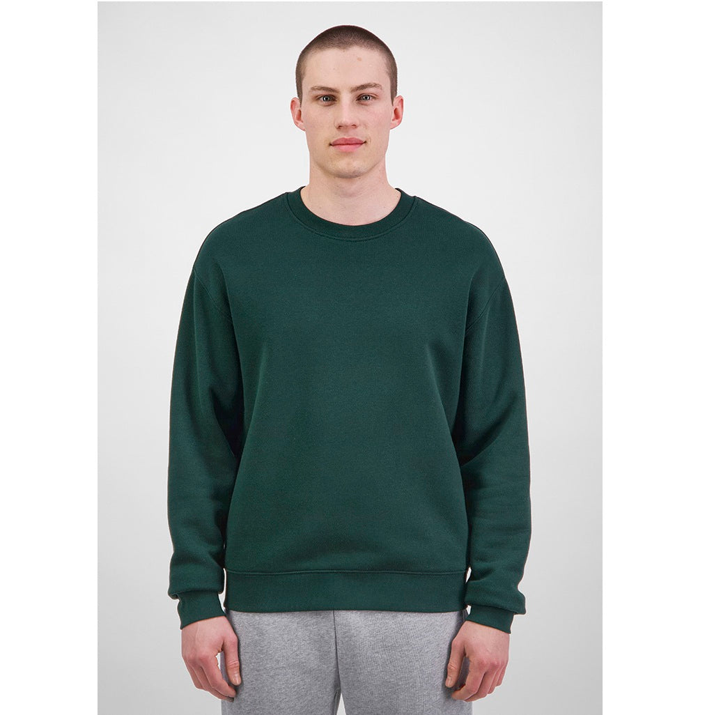 GOODMATES X2007M Mens Everyday Crew Sweatshirt - Scarab Green - Alternative Front View