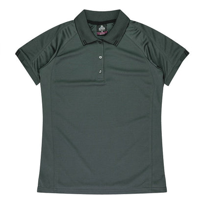Aussie Pacific N2308 Flinders Lady Polos - Slate - Front View