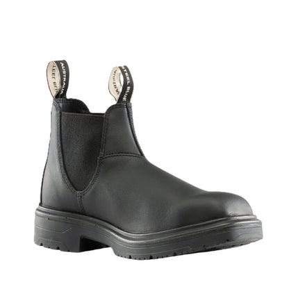 Mens Black , pull on, antistatic, heat resistant Steel Blue 313941 Hobart Square Toe Steel Cap Elastic Sided Boots