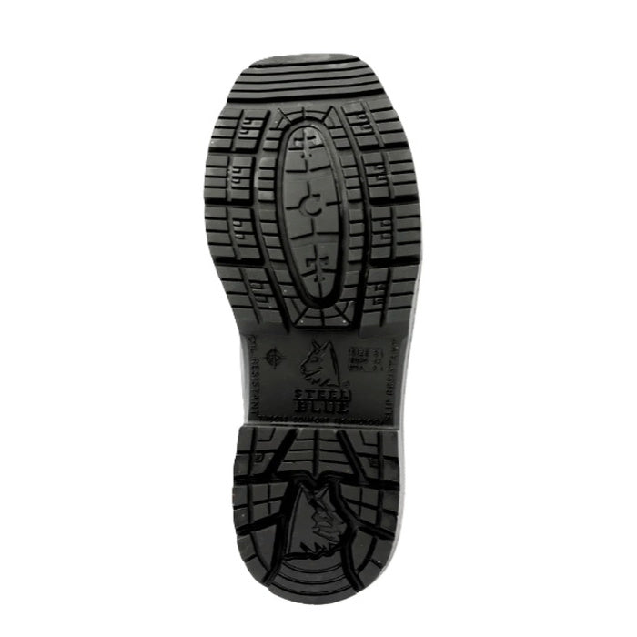 Steel Blue 313941 Hobart Square Toe Steel Cap Elastic Sided Boots rubber slip, heat and static resistant sole