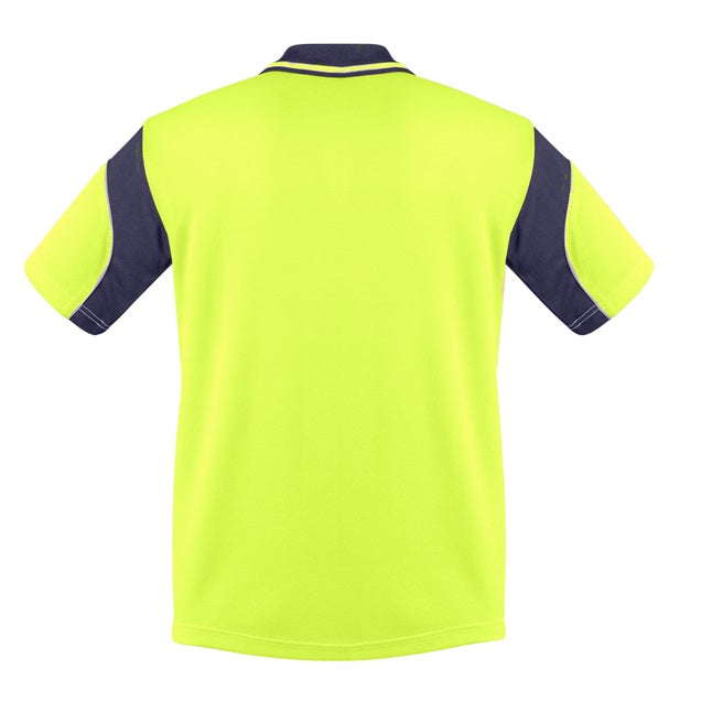 Syzmik ZH248 Mens HiVis Aztec Short Sleeve Polo